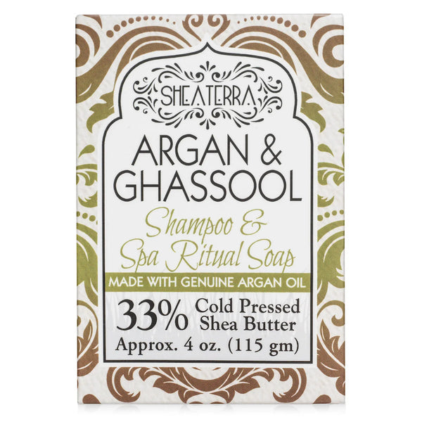 Argan & Ghassool Shampoo + Spa Body Bar 
