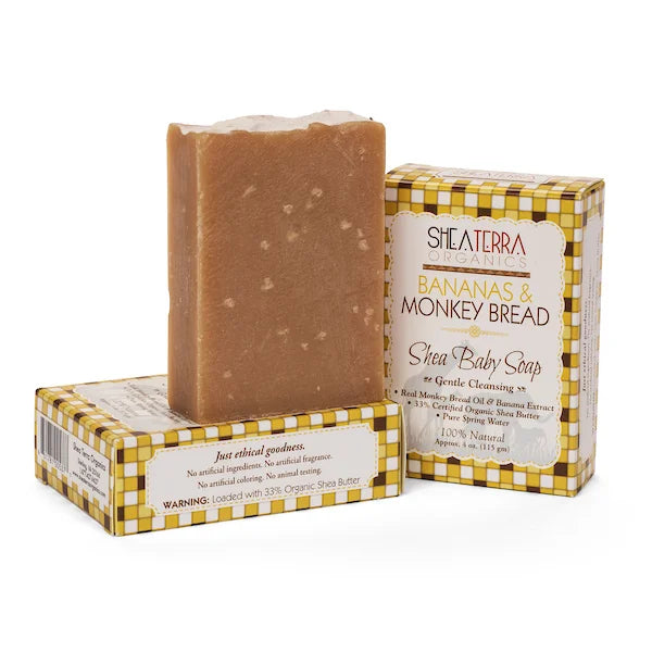 Bananas & Monkey Bread Baby Shampoo & Bath Bar