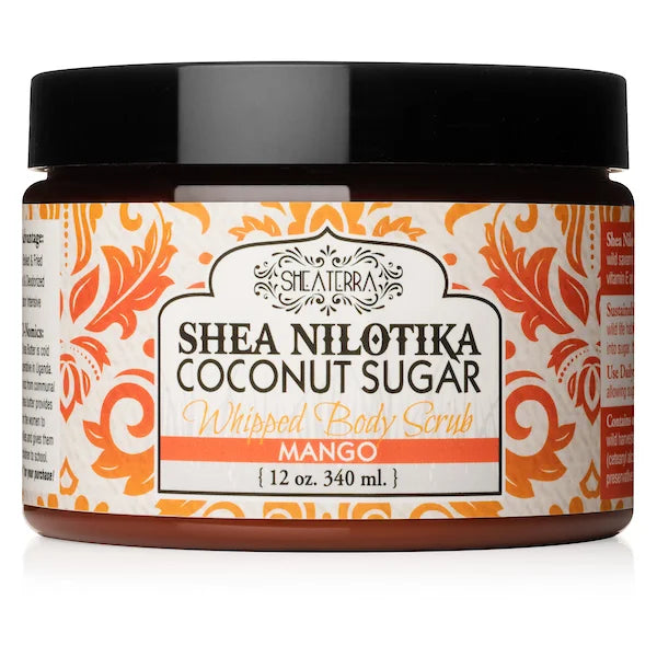 Organic Shea & Coconut Sugar Whipped Body Scrub MANGO
