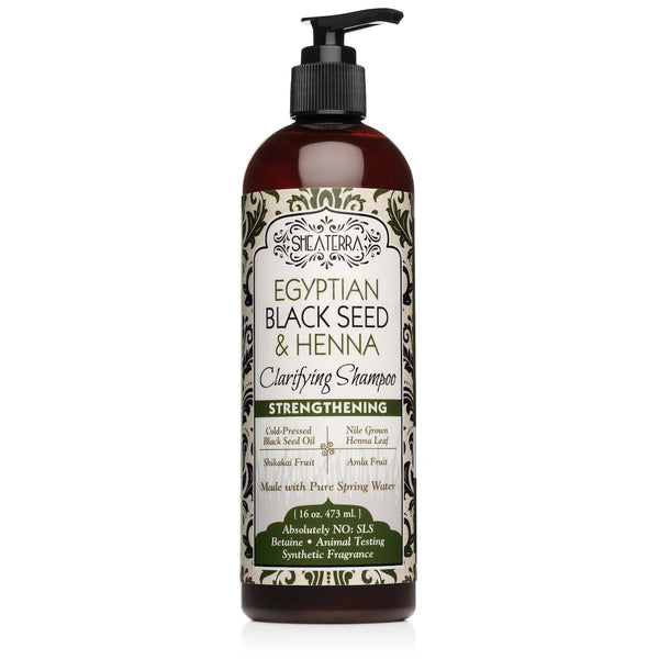 Organic Black Seed & Henna Natural Shampoo 
