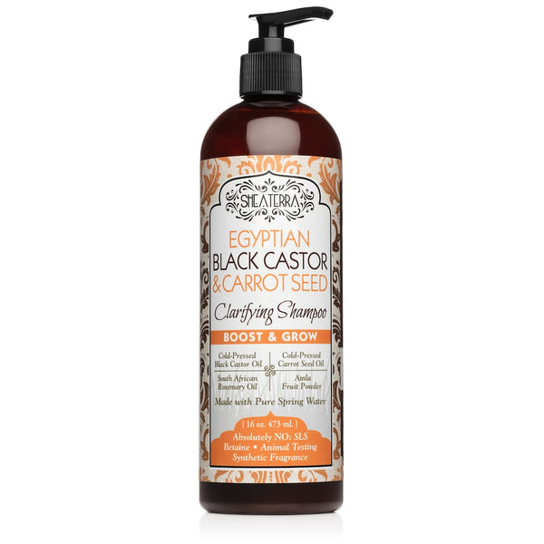 Organic Black Castor & Carrot Seed Shampoo 
