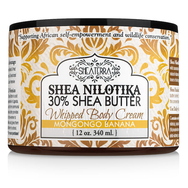 Organic Shea Whipped Body Cream MONGONGO BANANA 
