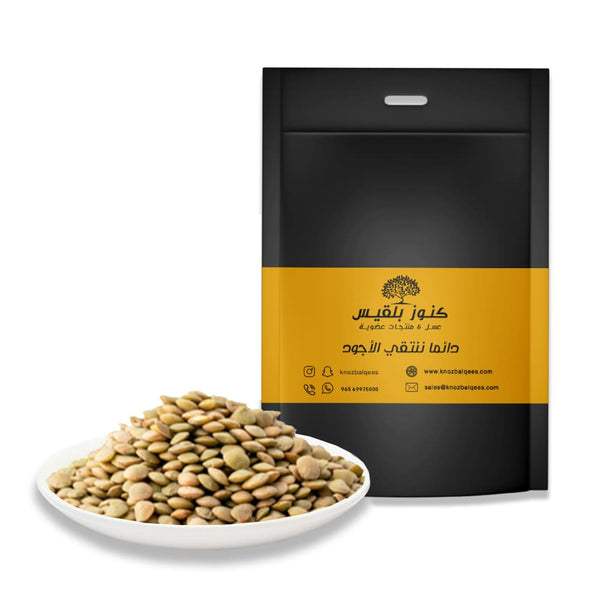 large grain brown lentils
